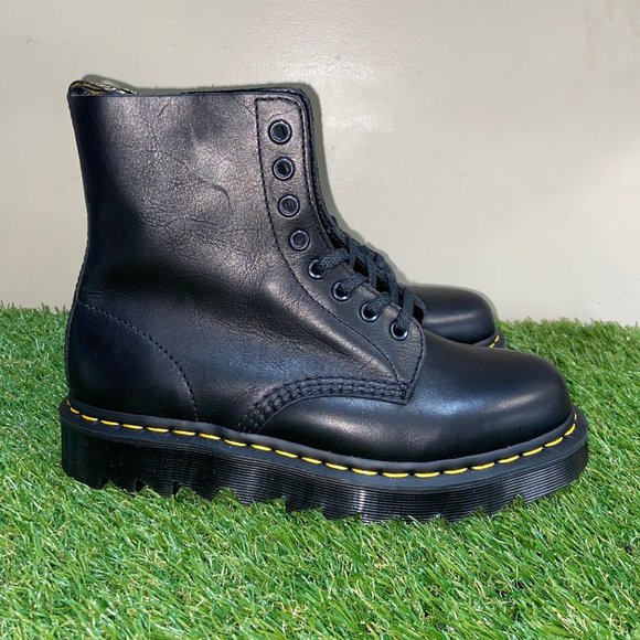 Dr. Doc Martens 1460 Pascal Ziggy Black Leather Combat Boots Men’s 7 | Women’s 8 main image 9